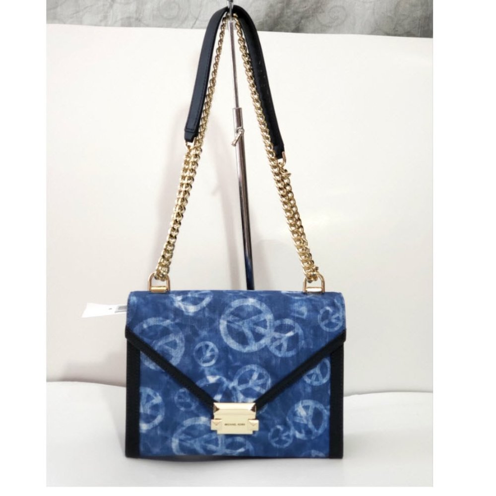 Michael Kors Whitney Large Peace Tie-dye shoulder bag crossbody - Picture 3 of 11